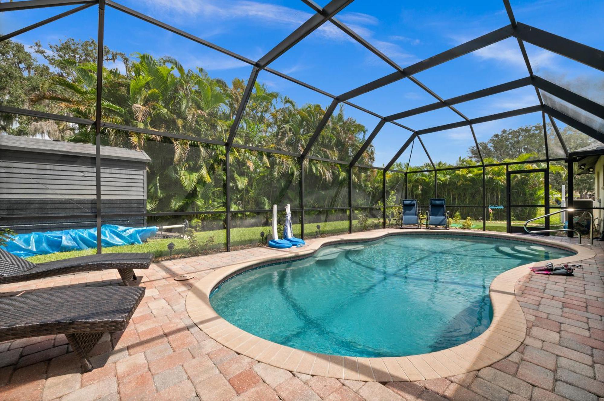 Sunny Oasis Getaway -Heated Pool-Mini Golf-Near Beach Nokomis Exterior photo